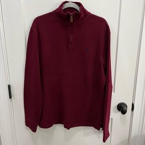 Mens size Medium Polo quarter zip sweater